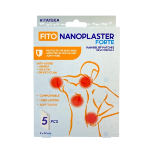 Fito Nanoplast Forte – náplaste na bolesť svalov a kĺbov – 5 ks – Vitateka