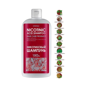 Šampón s kyselinou nikotínovou – 150 ml – Vitateka