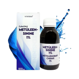 Metylénová modrá 1 % – vodný roztok – 100 ml – Vitateka