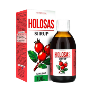 Holosas – šípkový sirup s kyselinou jablčnou – 100 ml – Vitateka