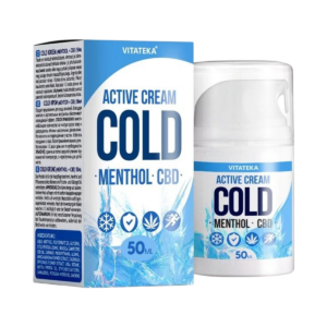 Upokojujúci chladivý krém s mentolom a CBD – 50 ml – Vitateka