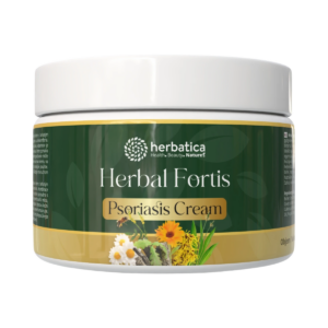 Herbal Fortis Psoriasis Cream - regeneračný krém pre pokožku so sklonom k psoriáze – 200 ml - Herbatica