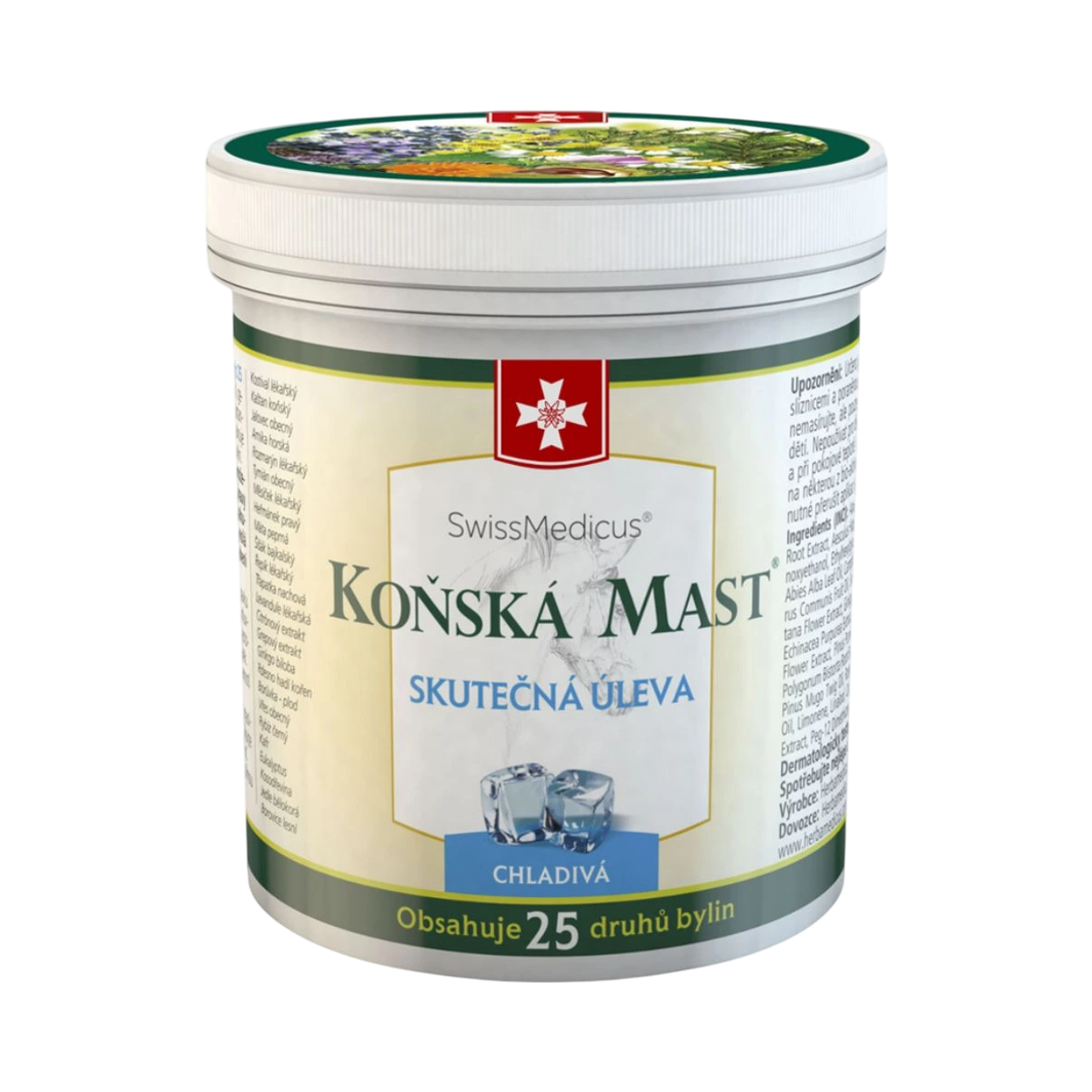Konská masť chladivá 250 ml – SwissMedicus