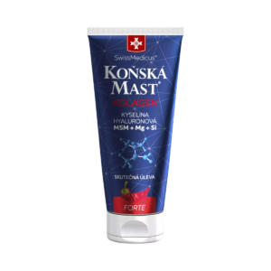 Konská masť s kolagénom forte hrejivá 200 ml – SwissMedicus