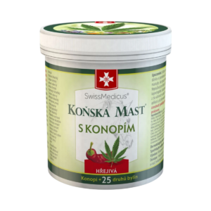 Konská masť s konope hrejivá 250 ml – SwissMedicus