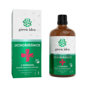 Kapucínka+ s piperínom – bezliehová tinktúra 100 ml – Green idea