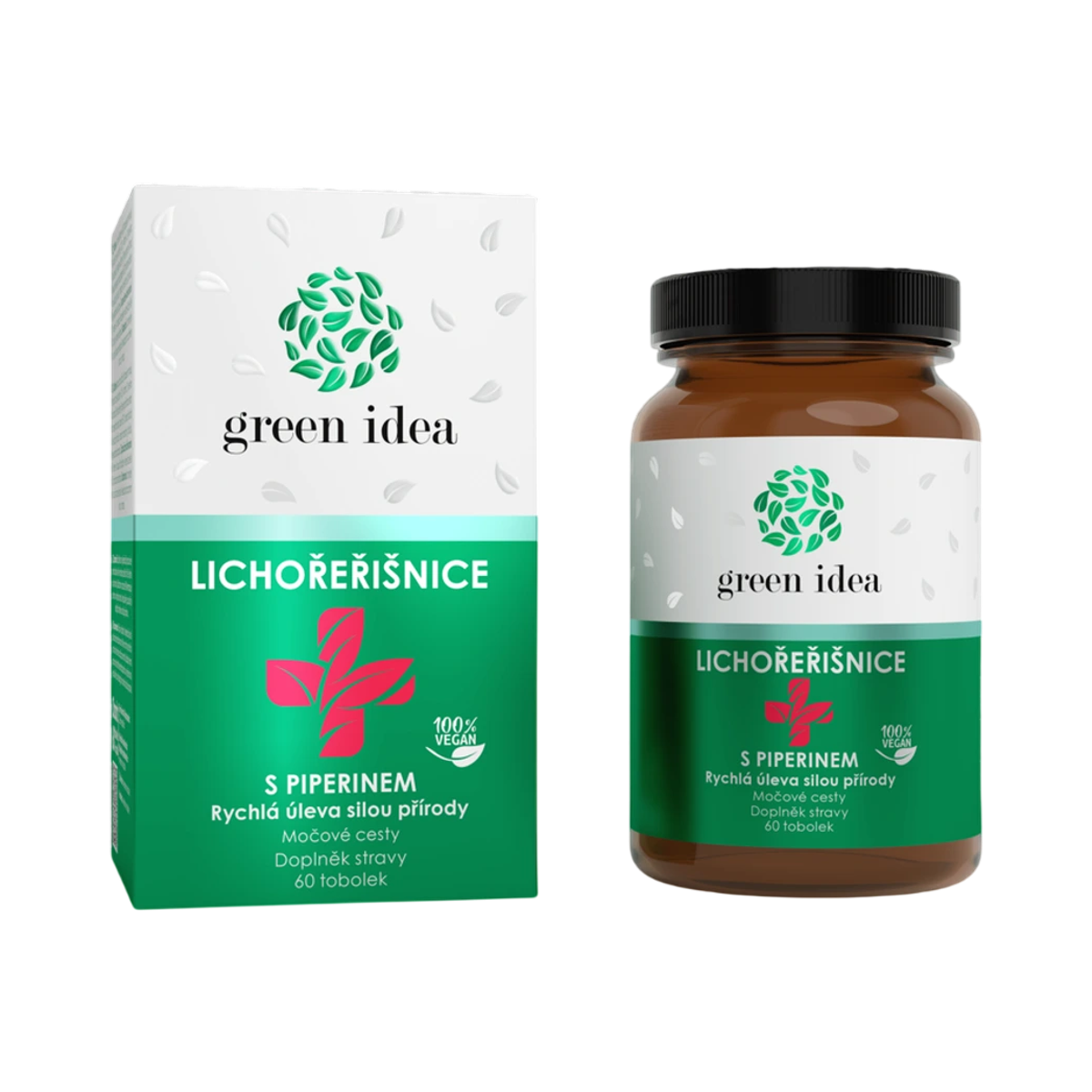 Kapucínka+ s piperínom – 60 kapsúl – Green idea
