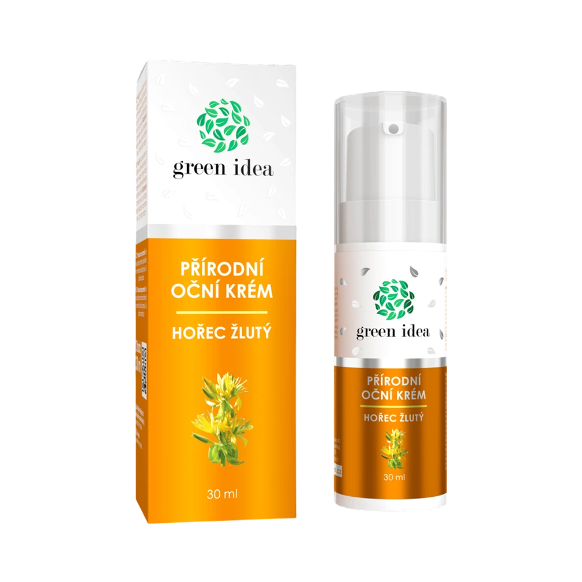 Prírodný očný krém horec žltý - 30 ml - Green idea