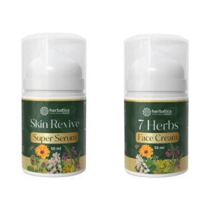 Herbatica Zvýhodnený set: Anti‑Age Duo – Skin Revive SuperSerum + 7 Herbs Face Cream