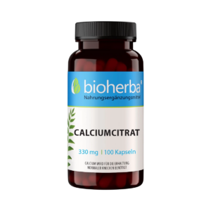 Vápnik citrát 330 mg – 100 kapsúl – Bioherba