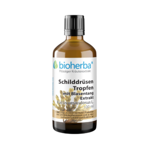 Kvapky na štítnu žľazu s extraktom morskej riasy  – tinktúra – 100 ml – Bioherba