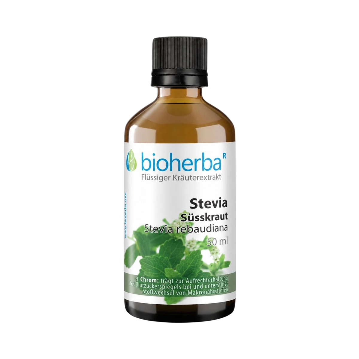 Stévia cukrová kvapky – tinktúra – 50 ml – Bioherba