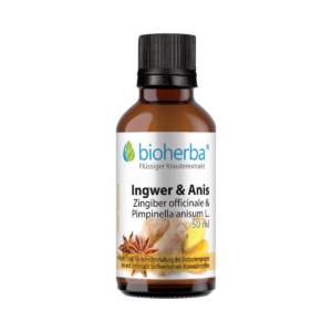 Zázvor & aníz kvapky – tinktúra – 50 ml – Bioherba