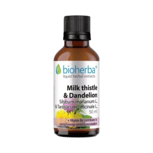 Pestrec mariánsky & púpava kvapky – tinktúra – 50 ml – Bioherba