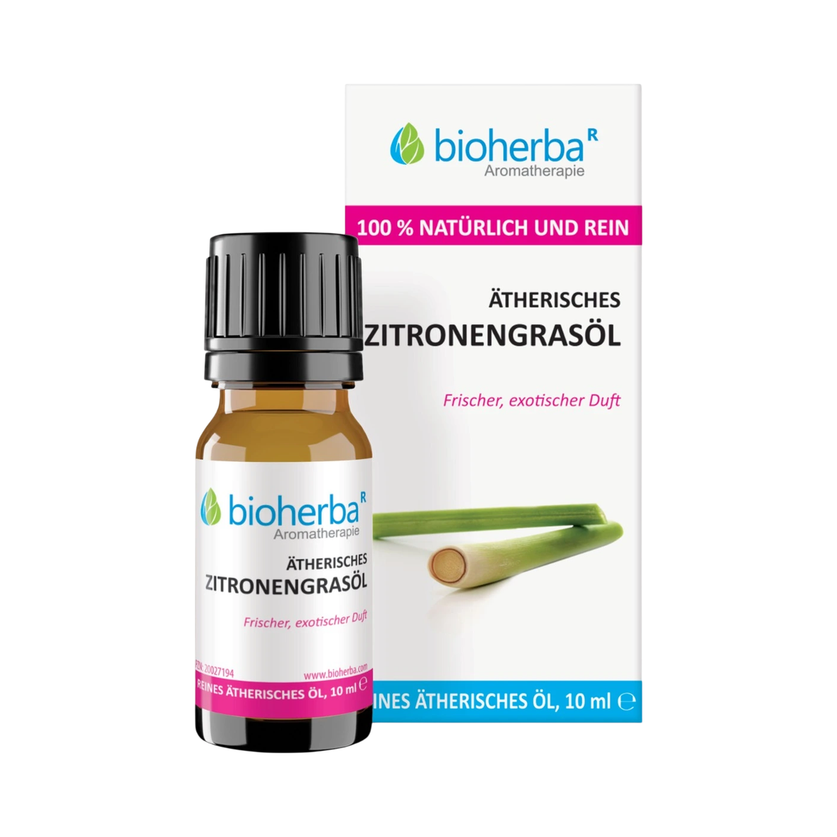 Esenciálny olej citrónová tráva – 10 ml – Bioherba