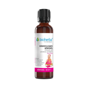 Telový olej pre deti a bábätká s levanduľou a mandľovým olejom – 50 ml – Bioherba