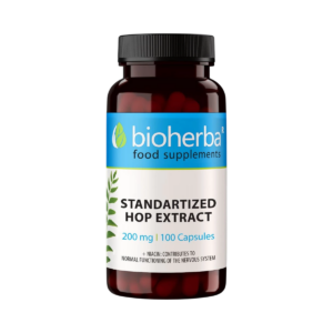 Chmeľ extrakt 200 mg – 100 kapsúl – Bioherba