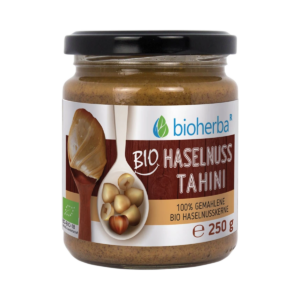 100 % bio lieskovo-orieškové tahini – 250 g – Bioherba
