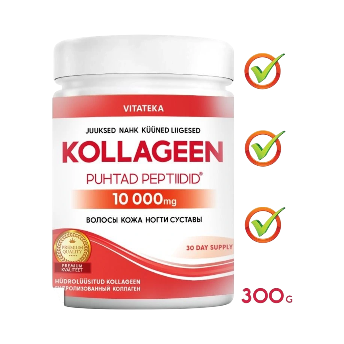 Živočíšny kolagén 10000 - 300 g - Vitateka