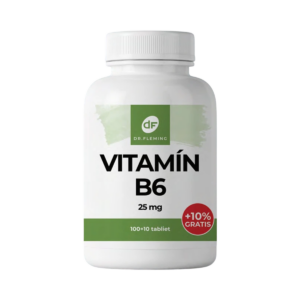 Vitamín B6 25 mg - 110 tabliet - Dr. Fleming