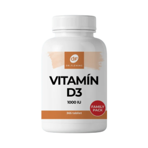 Vitamín D3 1000IU - 365 tabliet - Dr. Fleming