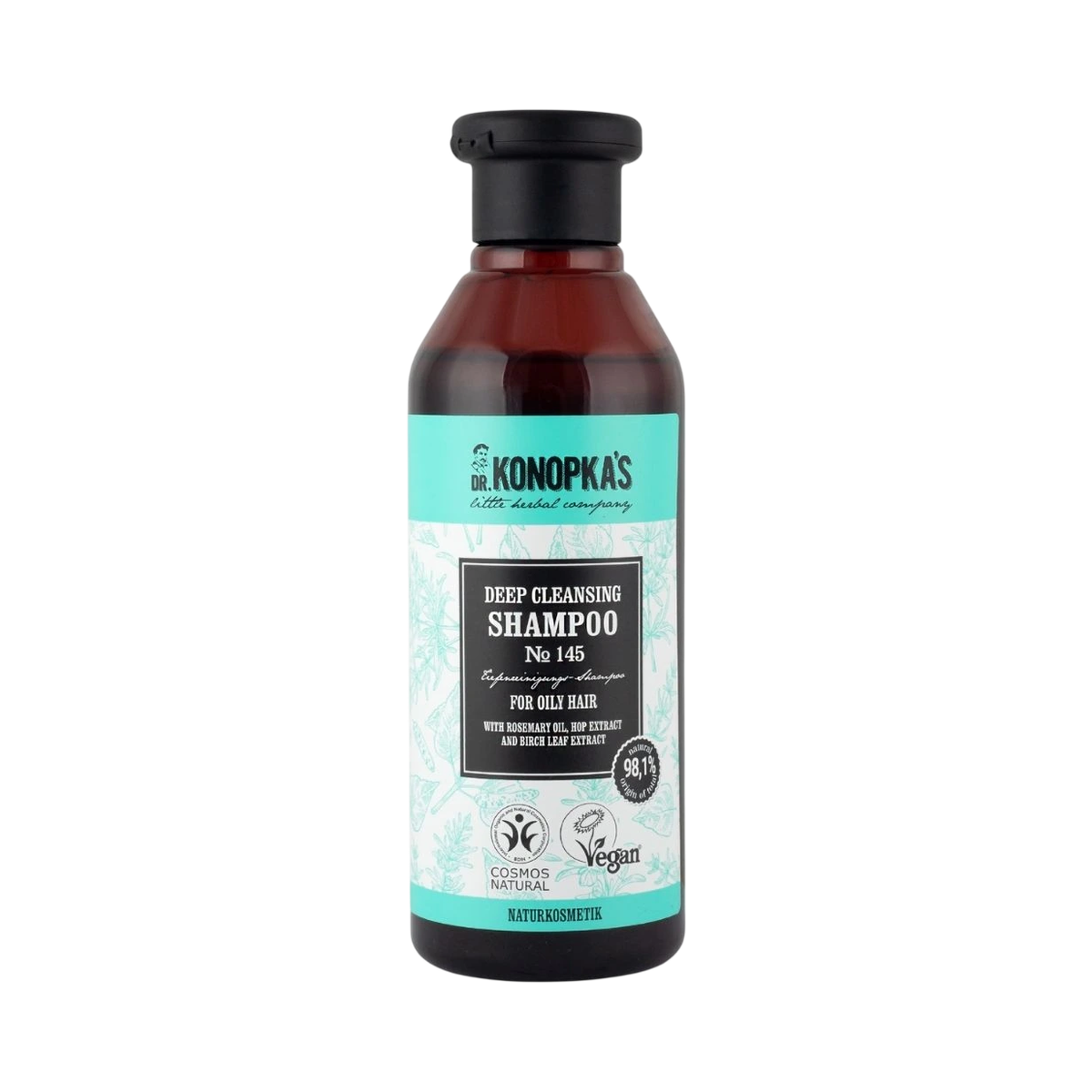 Dr. Konopka's Hĺbkovo čistiaci šampón №145 pre mastné vlasy - 280 ml - Dr. Konopka's