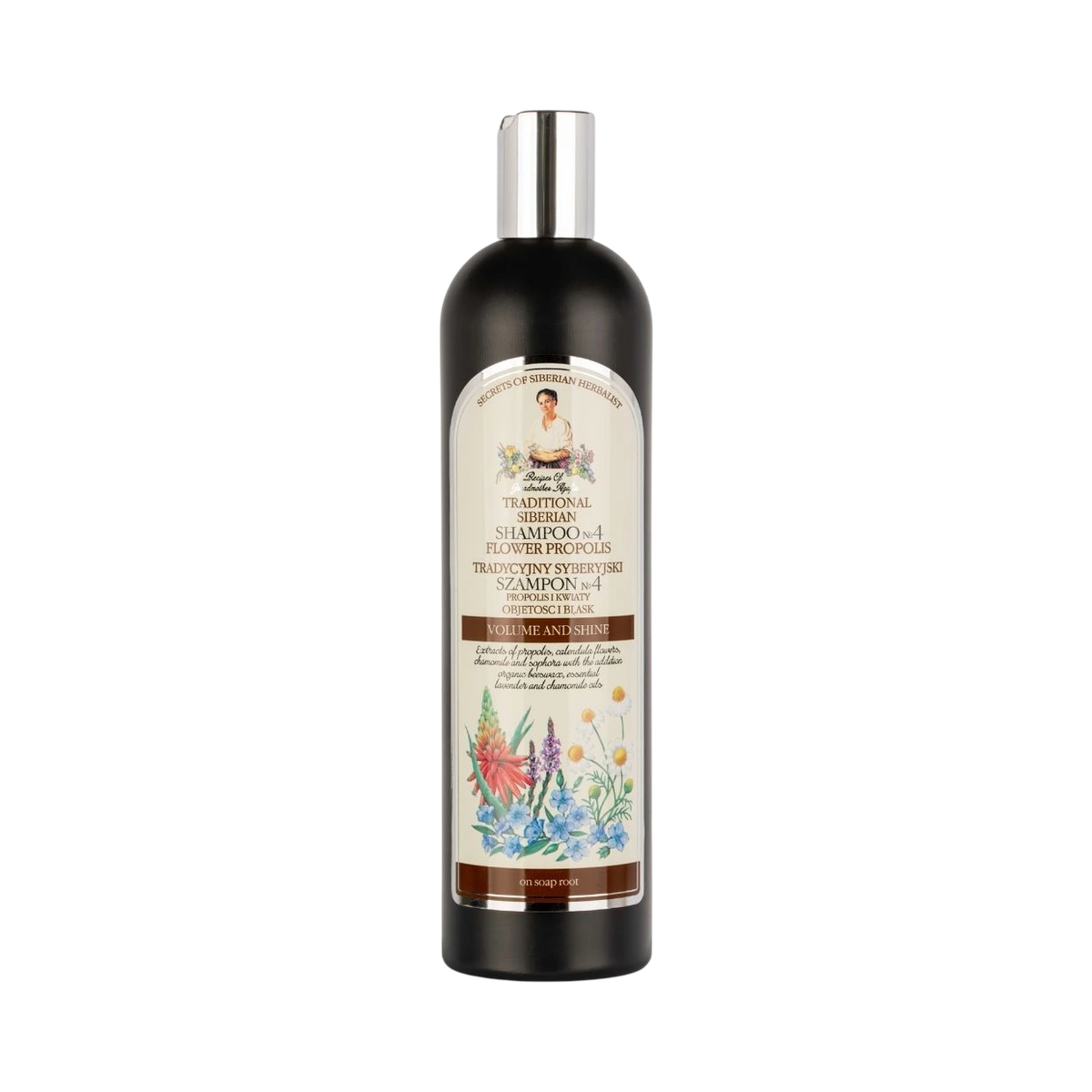 Šampón na vlasy №4 – kvetový propolis - 550 ml - Babička Agafia