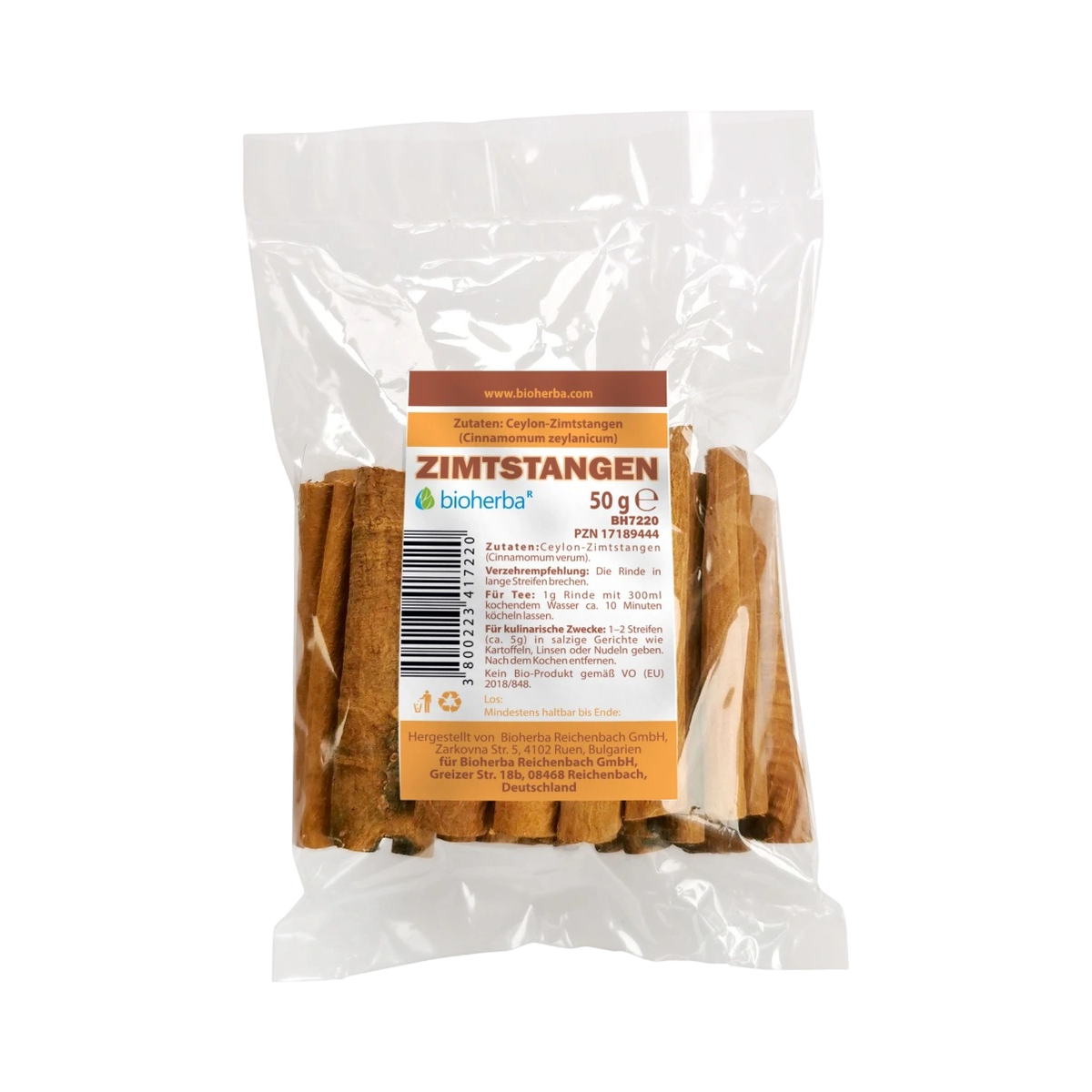 Škoricové tyčinky - 50 g - Bioherba
