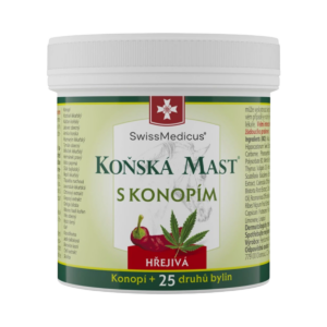Konská masť s konope hrejivá - 500 ml - SwissMedicus