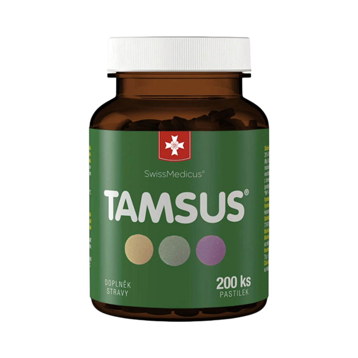 TAMSUS® pre dobré trávenie - 200 pastiliek - SwissMedicus