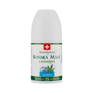Konská masť s konope chladivá ROLL-ON - 90 ml - SwissMedicus