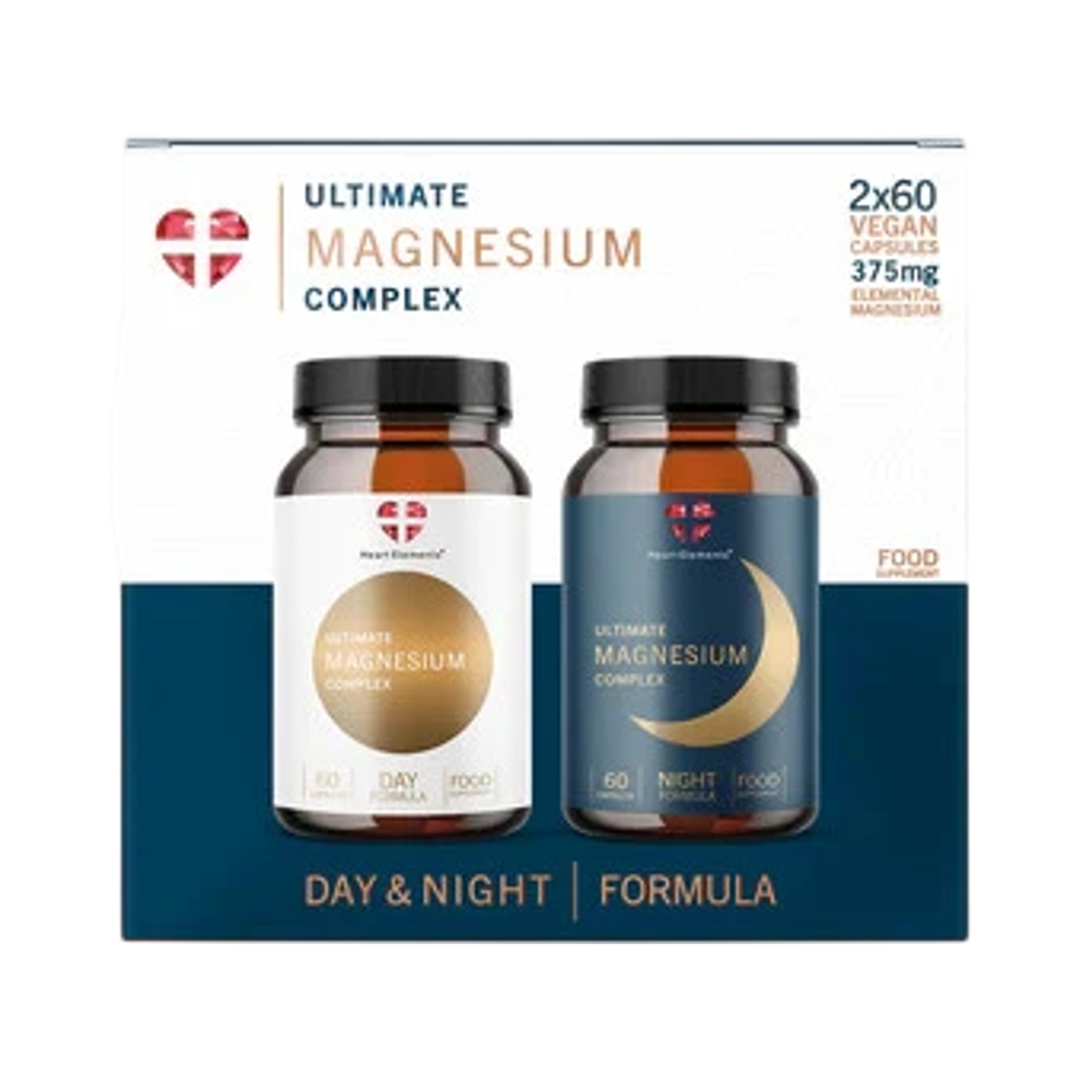 Ultimate Magnesium Complex - 2x 60 kapsúl - Heart Elements