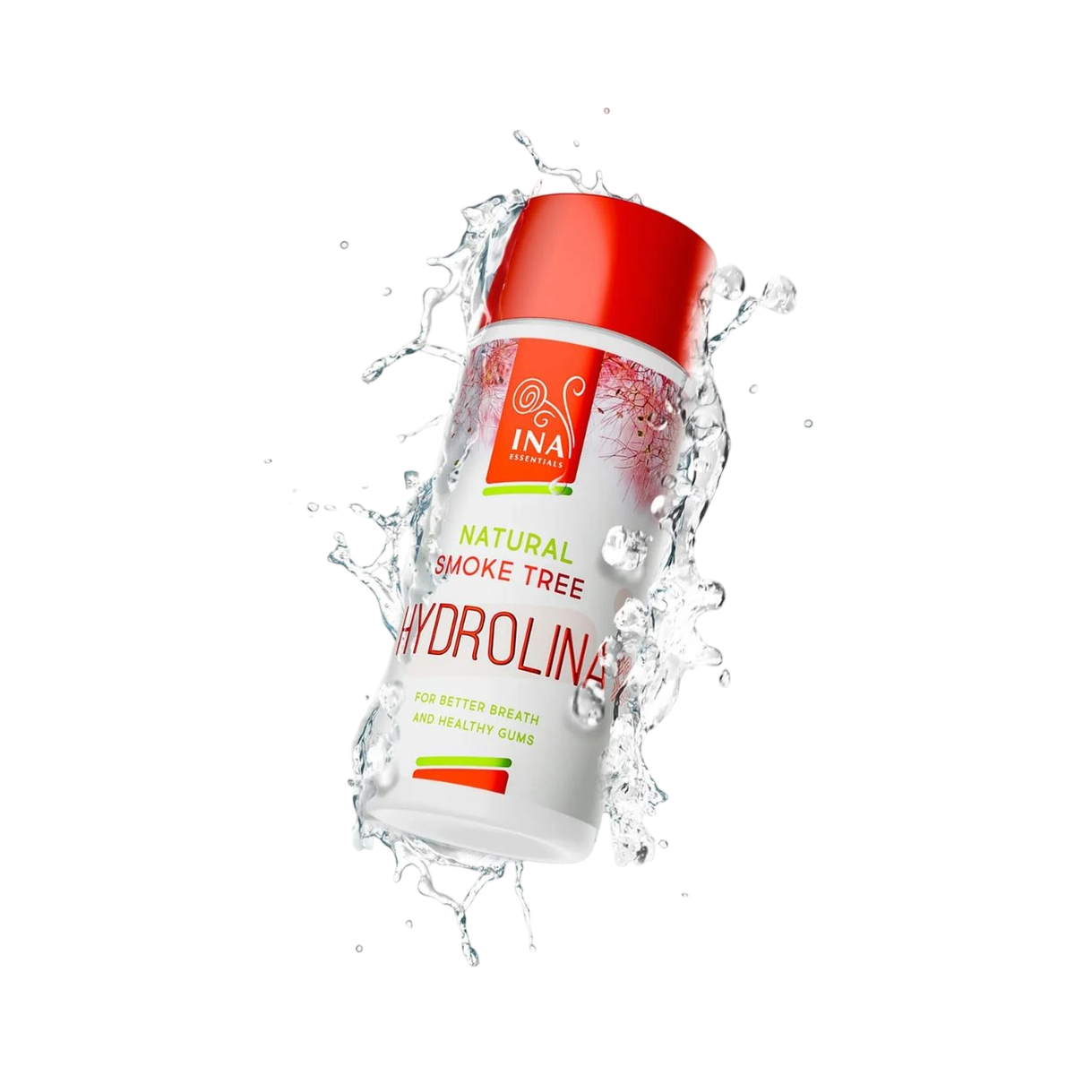 HYDROLINA - ústna voda zo škumpy vlasatej na krvácanie ďasien a zápach z úst - 150 ml - INA Essentials