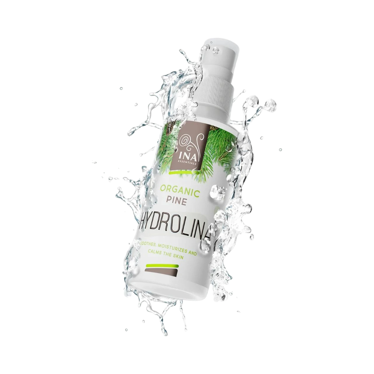 HYDROLINA - organická voda z bielej borovice - sprej na kožnú plesňovú infekciu a páchnuce nohy - 150 ml - INA Essentials