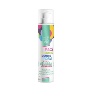 Prírodná čistiaca pena na tvár s medovkou a gerániom pre každý typ pleti - 90 ml - INA Essentials