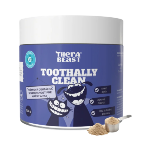 Toothally clean – prášok na zuby a ďasná pre psov a mačky – 200 g – Therabeast