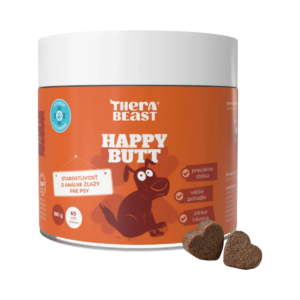 Happy Butt – podpora análnych žliaz a správnej stolice pre psov – 60 ks – Therabeast