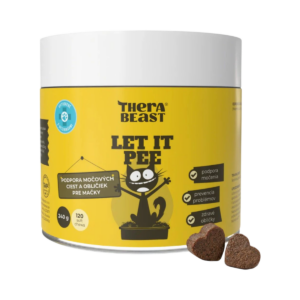 Let It Pee – podpora močových ciest a obličiek pre mačky – 120 ks – Therabeast