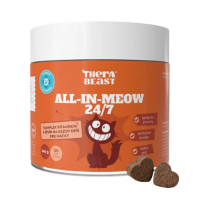 All-in-meow 24/7 – komplex vitamínov a živín pre mačky – 120 ks – Therabeast