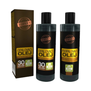 Zvýhodnený set na opaľovanie a po opaľovaní: Opaľovací olej s astaxantínom SPF 30 + Olej po opaľovaní - Green idea