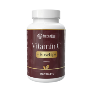 Vitamín C 1000 + Šípky - 110 tabliet - Herbatica