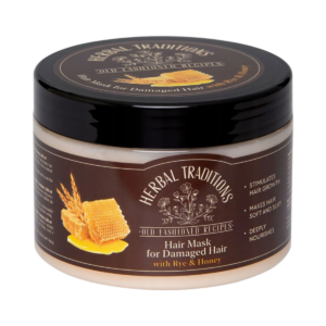 Maska na poškodené vlasy s ražou a medom - 300 ml - Herbal Traditions