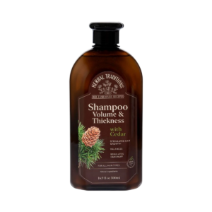 Šampón s cédrom pre objem a pevnosť vlasov – 500 ml – Herbal Traditions