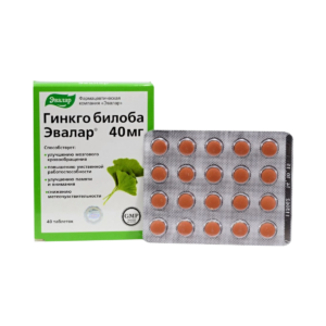 Ginkgo Biloba - Evalar - 40mg