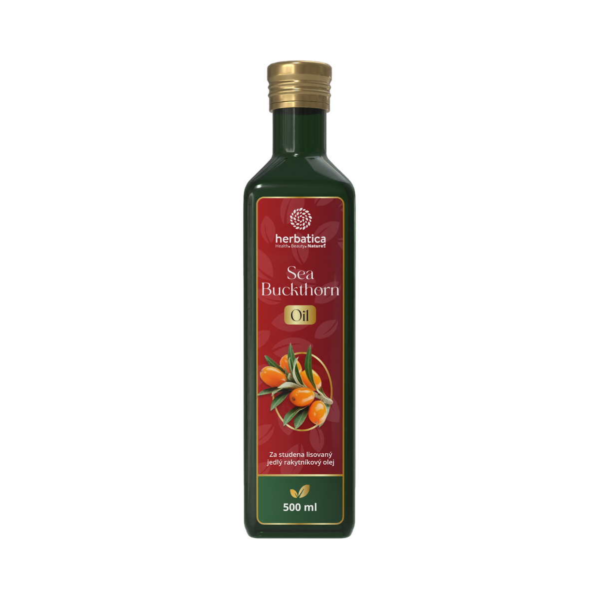 Rakytníkový olej lisovaný za studena - Herbatica Objem: 500 ml