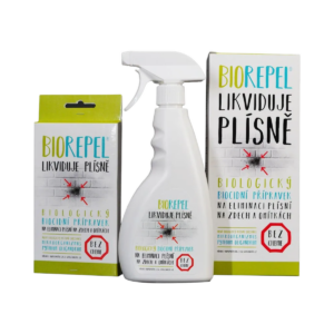 Sprej proti plesniam – rozprašovač + vrecúška 1 + 2 g – Biorepel