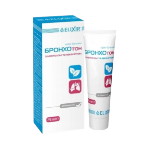 Krém – balzam "Bronchoton" s mentolom a eukalyptom - Elixir - 75ml