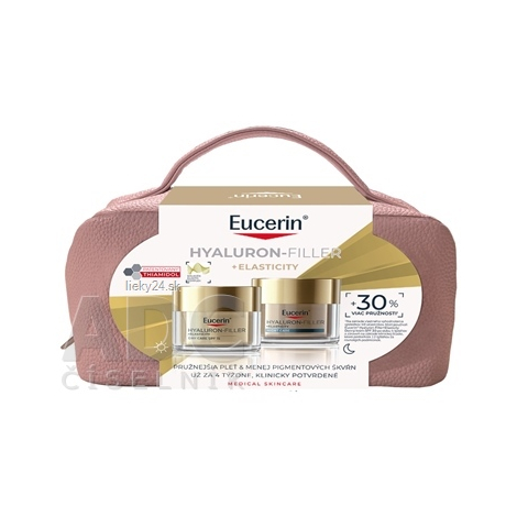 Eucerin Kazeta HYALURON-FILLER+ELASTICITY denný krém SPF 15 50 ml + nočný krém 50 ml