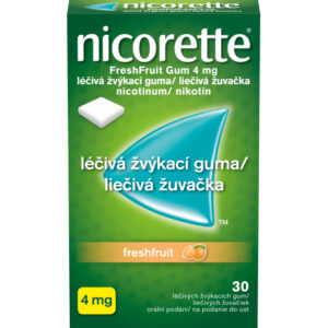 Nicorette Freshfruit Gum 4 mg gum.med.30 x 4 mg