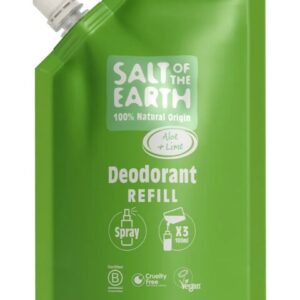 Prírodný kryštálový deodorant - Aloe a Limetka - náplň 300ml